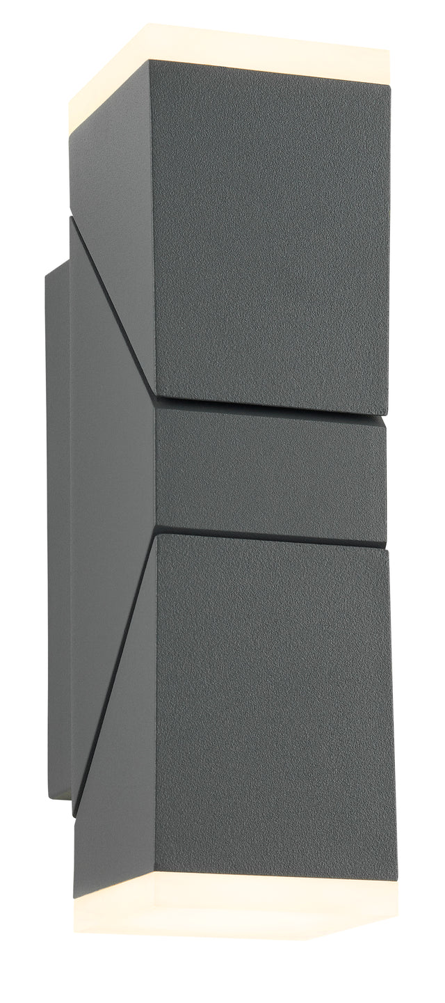 Foto: EVO LED Square Up/Down 12,5W 750lm 3000K IP54 anthrazit