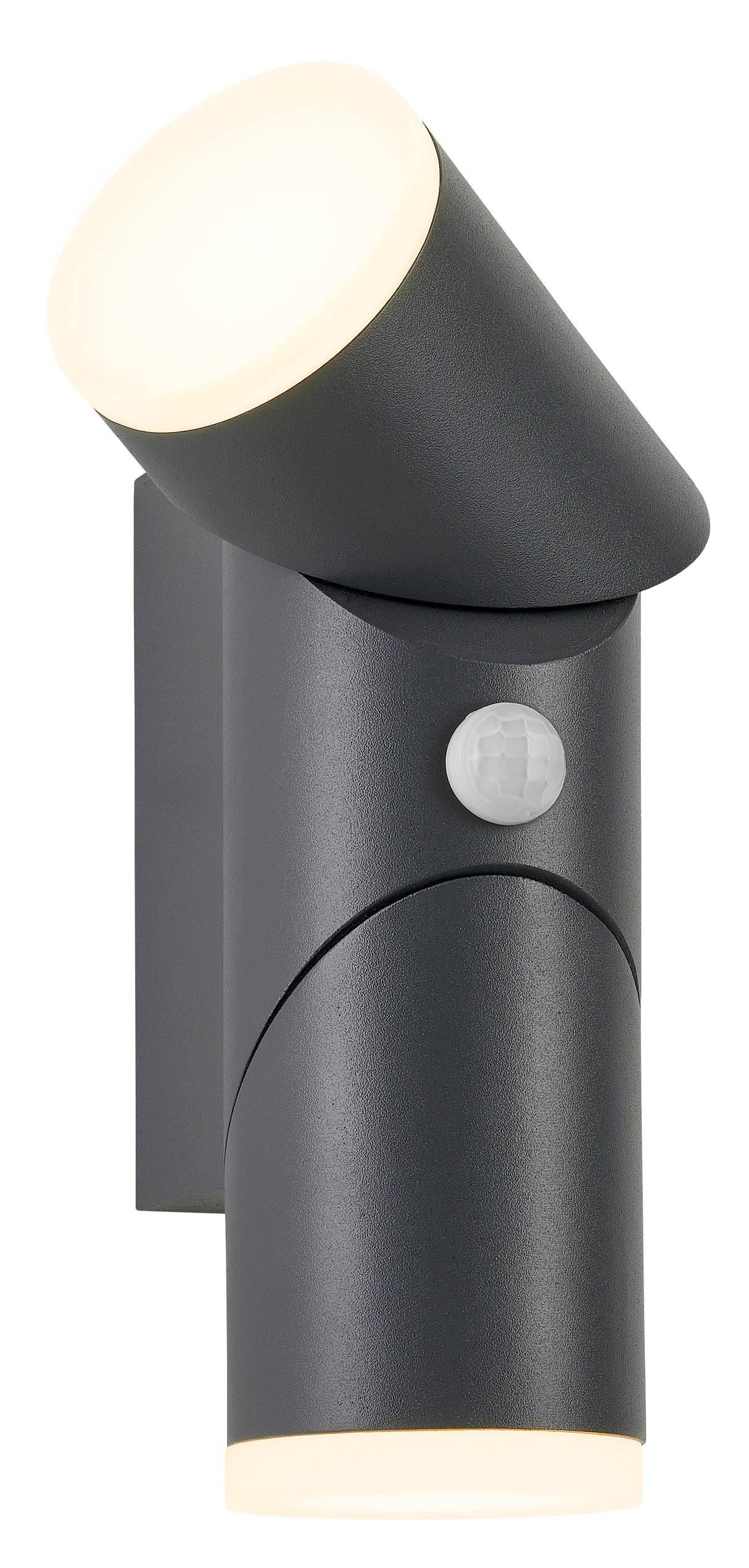 EVO LED Round Up/Down PIR 12,5W 750lm 3000K IP54 anthrazit