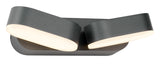 LEA LED Double 13W 600lm 3000K IP54 anthrazit