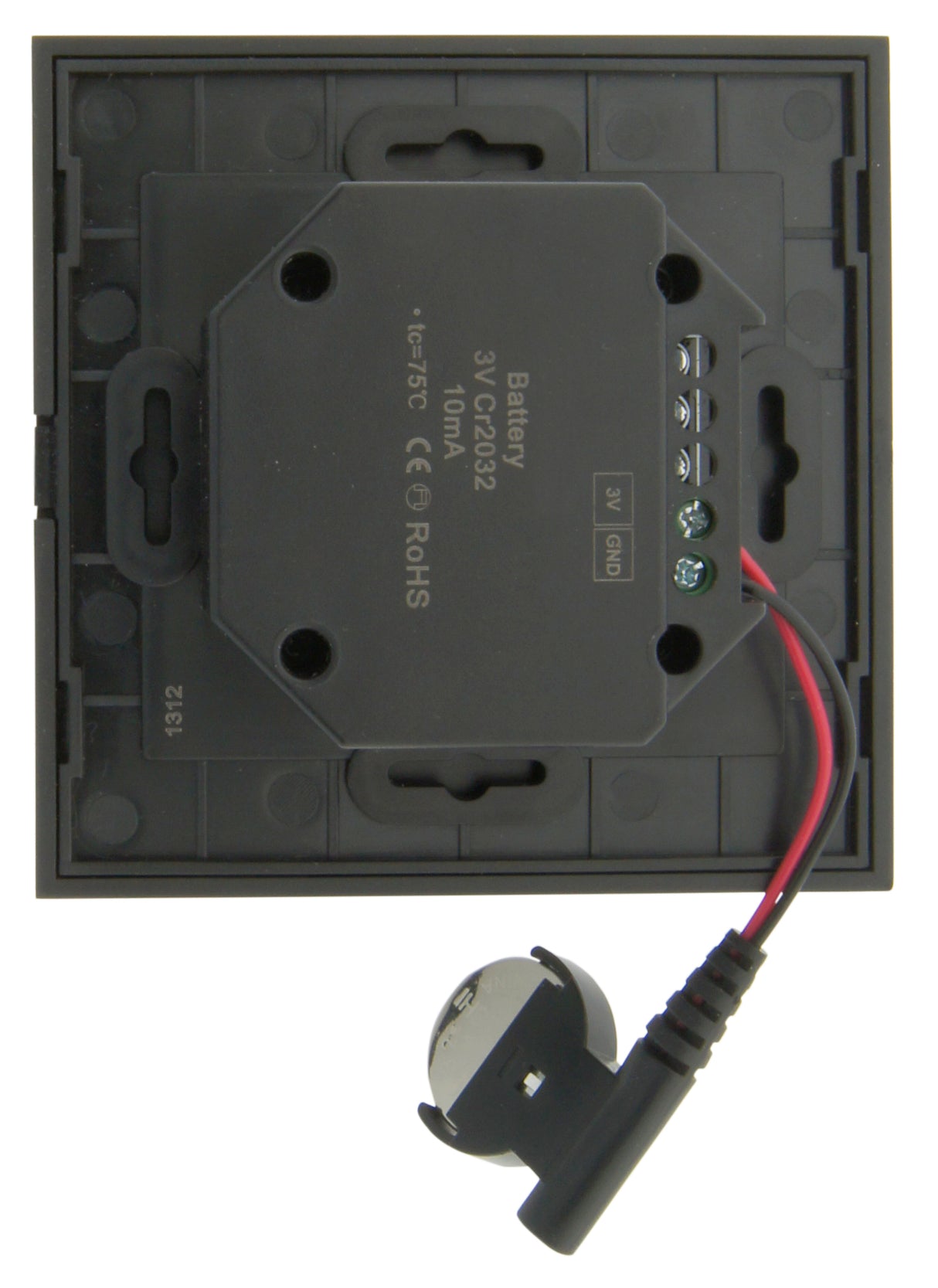 LED RF Controller Mono - Wand Sender Schwarz