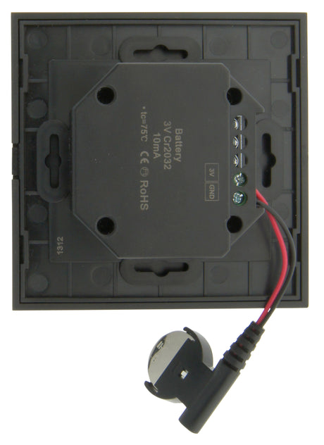 Foto: LED RF Controller Mono - Wand Sender Schwarz
