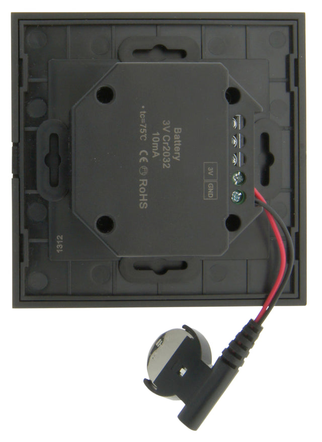 Foto: LED RF Controller Mono - Wand Sender Schwarz