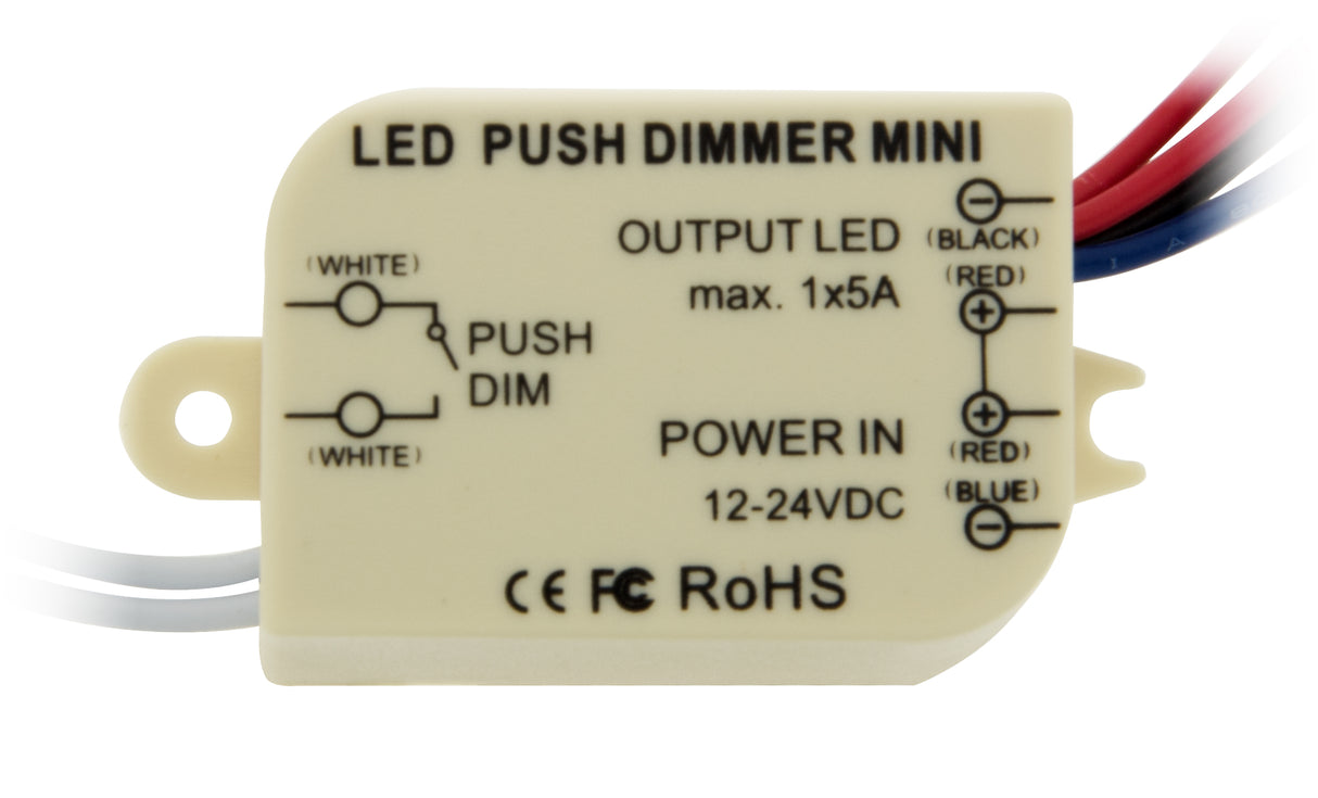 LED Push Dimmer Mini Mono