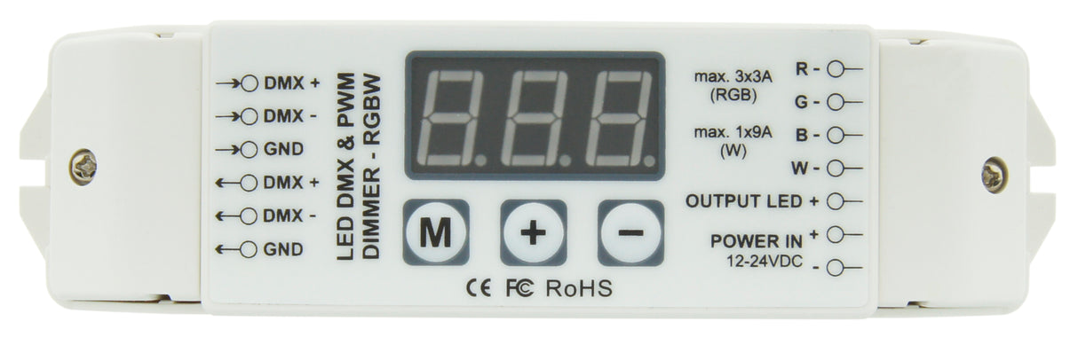 LED DMX & PWM Dimmer RGBW