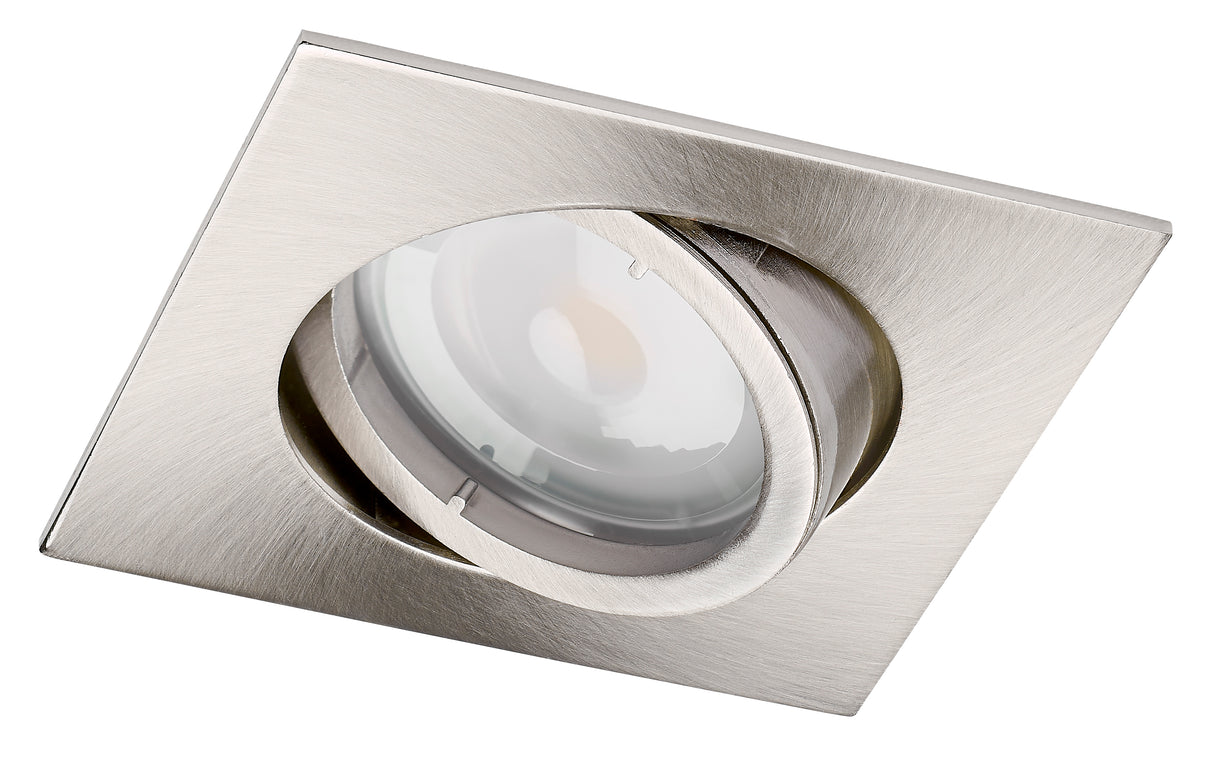 MY68 Eckig, MR16, IP20, schwenkbar, Geb. Nickel