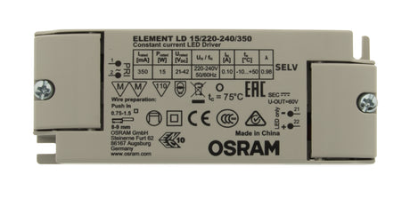 Foto: LED OS - Netzteil 15W/350mA LD (CC) MM IP20