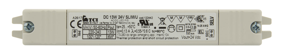 LED Netzteil TC 15W/350mA, Slim, MM, IP20