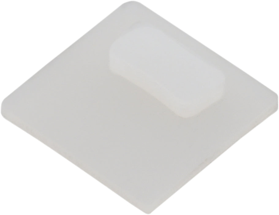 Silikon Endkappe geschlossen für Silikonprofil 16x16mm flach