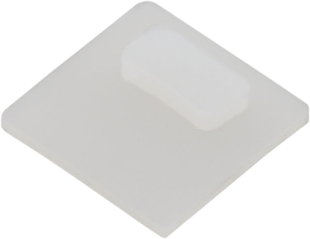 Silikon Endkappe geschlossen für Silikonprofil 16x16mm flach