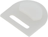 Silikon Endkappe mit Langloch für Silikonprofil 19x19 rund