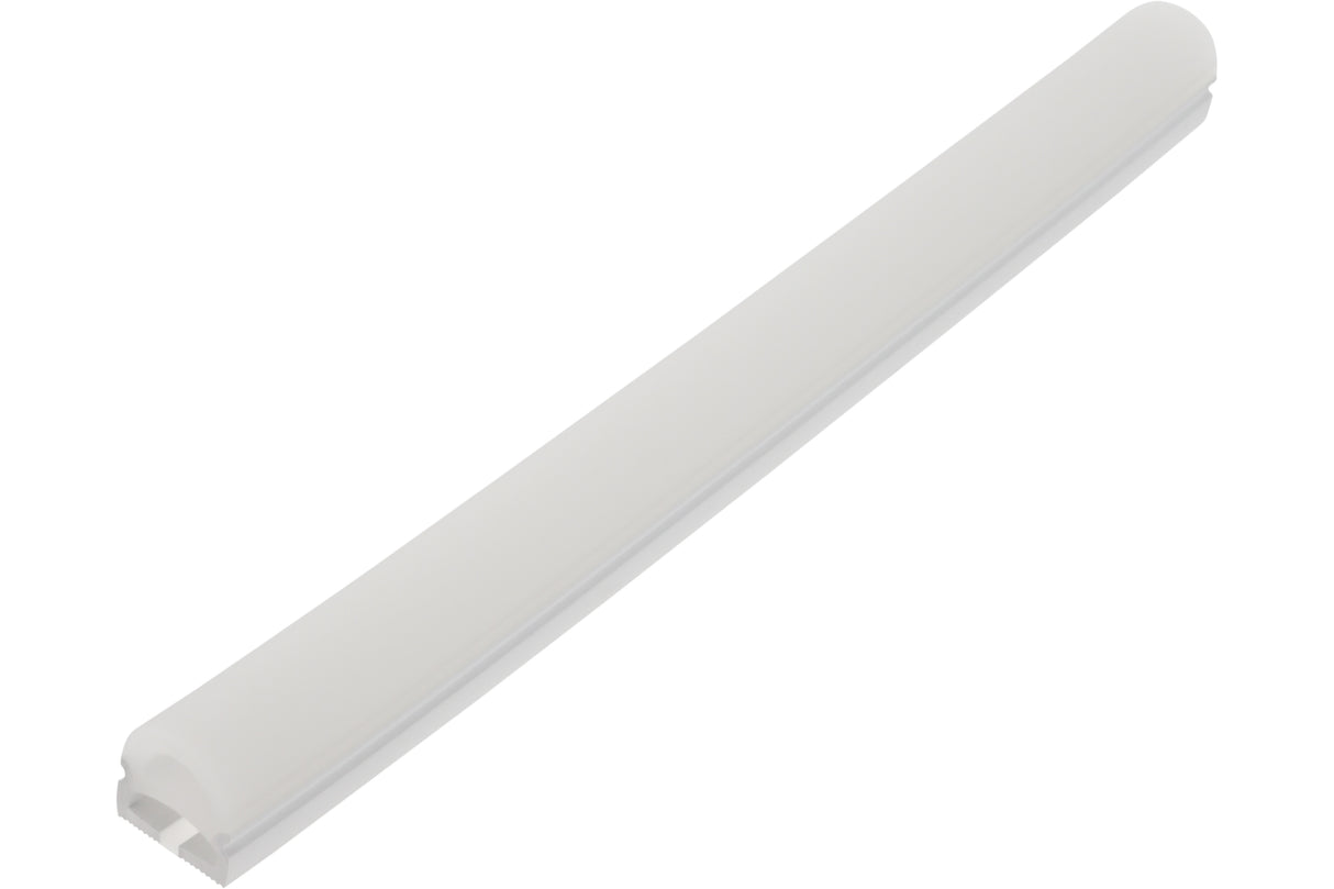 LED Silikonprofil Rund 16 x 16 mm / weiss - opal, per m