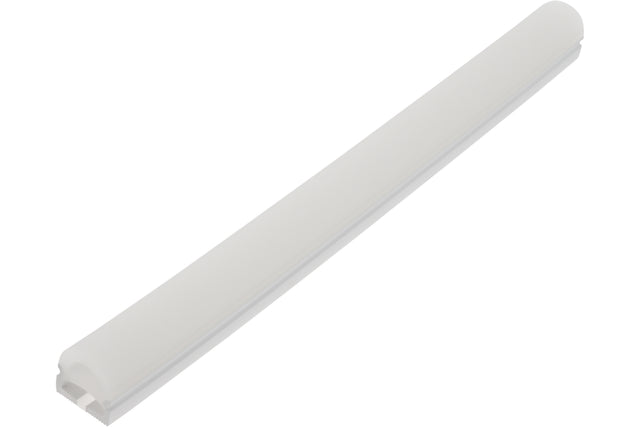 LED Silikonprofil Rund 16 x 16 mm / weiss - opal, per m