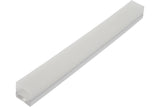 LED Silikonprofil Eckig 19 x 19 mm / weiss - opal, per m