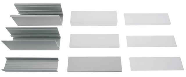 Foto: LED Profil Musterset MF Serie