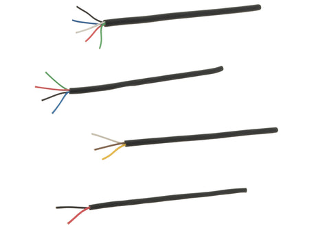 Foto: Doppelisoliertes Kabel Mono 2-polig 0,5mm² schwarz
