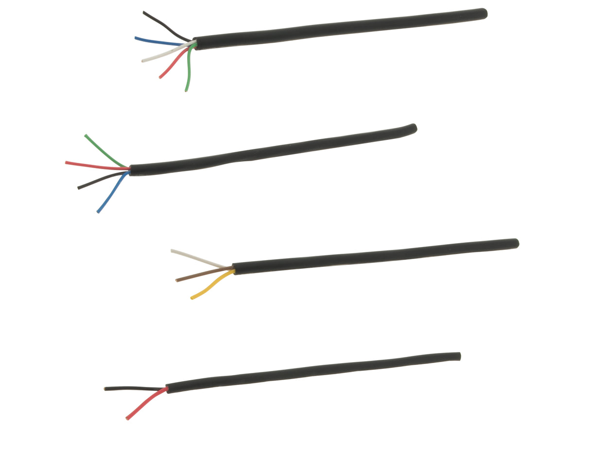 Doppelisoliertes Kabel RGB 4-polig 0,5mm² schwarz