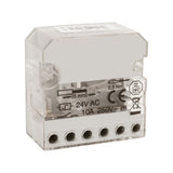 Fernschalter für Doseneinbau, 24VAC, 1 Kontakt, 10A