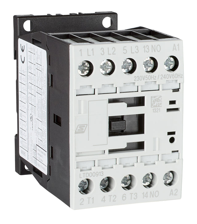 Leistungsschütz, 4kW/400V/9A, 1 Schließer, Spule 230VAC
