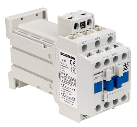 Foto: Schütz 3-polig, CUBICO Classic, 5,5kW, 12A, 1S+1Ö, 24VDC