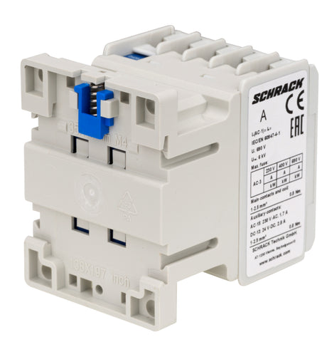 Schütz 3-polig, CUBICO Mini, 2,2kW, 6A, 1S, 24VDC