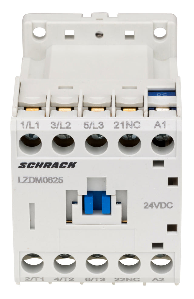 Foto: Schütz 3-polig, CUBICO Mini, 2,2kW, 6A, 1Ö, 24VDC