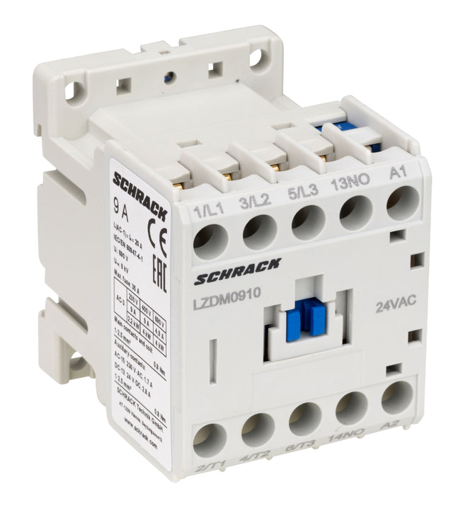 Foto: Schütz 3-polig, CUBICO Mini, 4kW, 9A, 1S, 24VAC