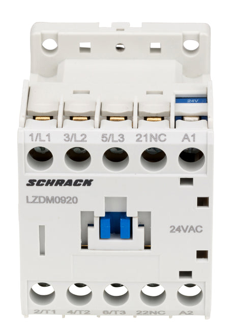 Foto: Schütz 3-polig, CUBICO Mini, 4kW, 9A, 1Ö, 24VAC