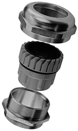 Kabelverschraubung  M20, Metall, IP68, Klemmbereich 7-13