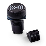 Einbausummer, 30mm 12-24V AC/DC, schwarz, 85dB, IP65