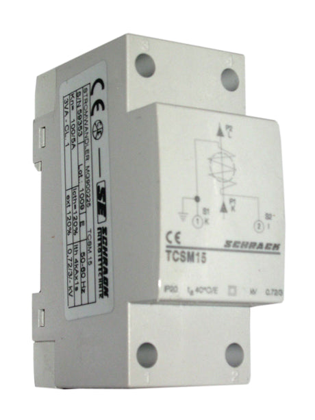 Kleinwandler Reiheneinbau, 100A/5A, 3VA, Klasse 1