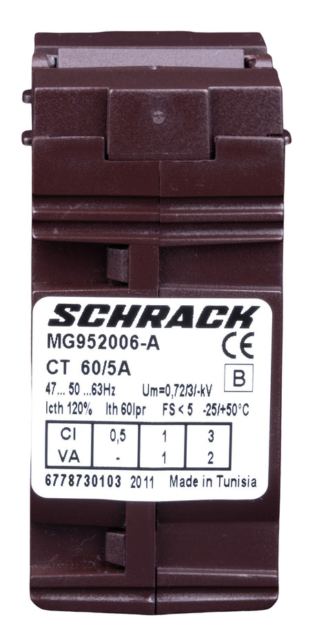 Durchsteckstromwandler für Kabel 21mm, 60/5A, Klasse 1