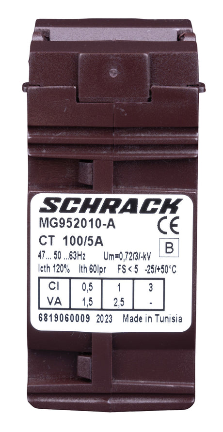 Durchsteckstromwandler für Kabel 21mm, 100/5A, Klasse 0,5