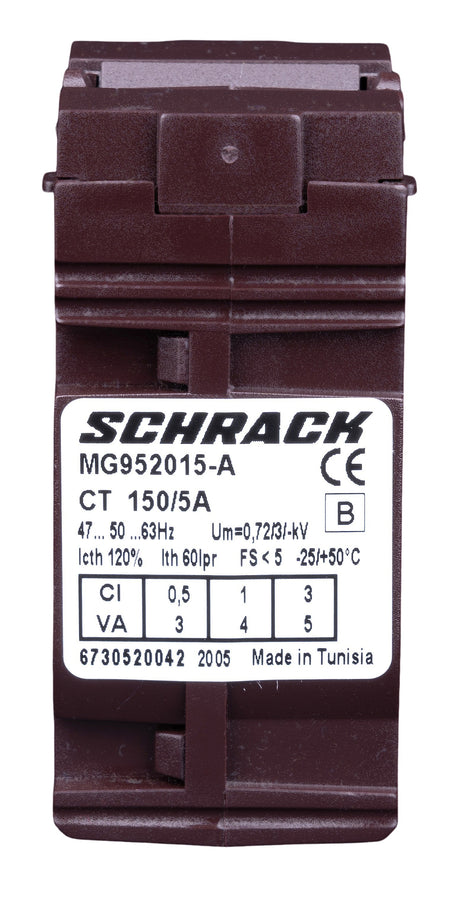 Durchsteckstromwandler für Kabel 21mm, 150/5A, Klasse 0,5