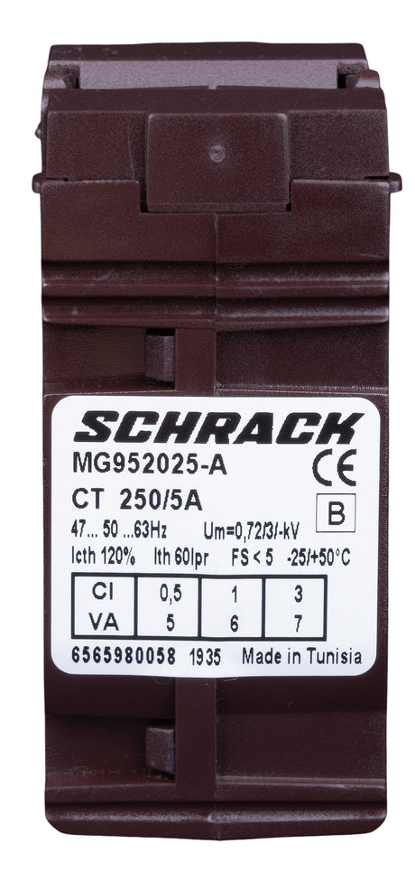Durchsteckstromwandler für Kabel 21mm, 250/5A, Klasse 0,5