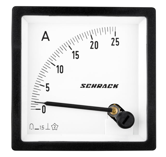Foto: Amperemeter, 72x72mm, 60A DC, Direkt