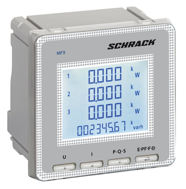 Netzanalysator MF9, 96x96mm, mit RS 485 - Schnittstelle