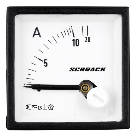 Foto: Amperemeter, 48x48mm, 10A AC Direktmessung