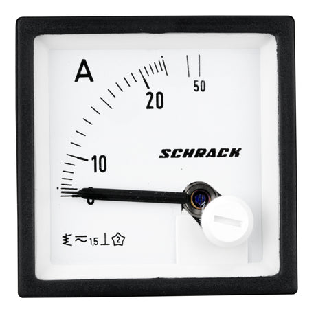 Foto: Amperemeter, 48x48mm, 25A AC Direktmessung