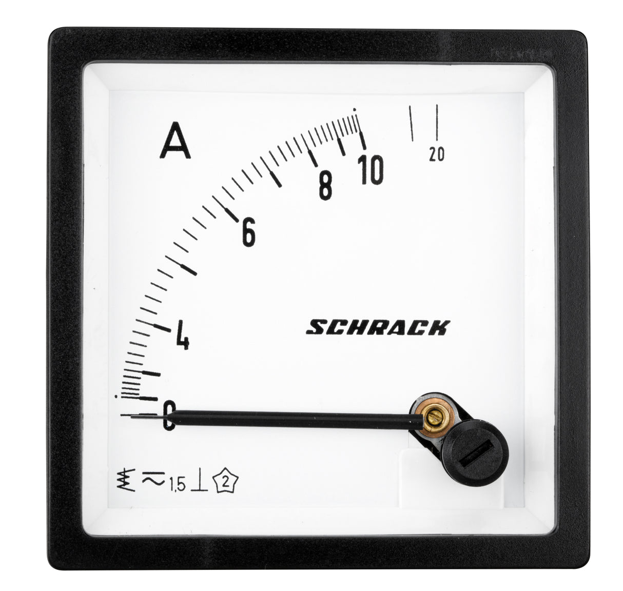 Amperemeter, 72x72mm, 10A AC Direktmessung