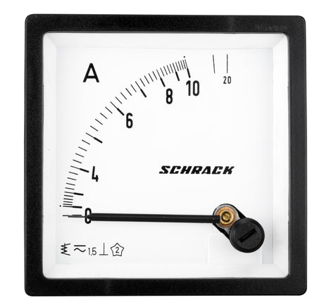 Foto: Amperemeter, 72x72mm, 10A AC Direktmessung