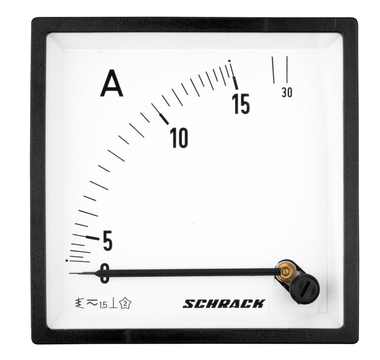 Amperemeter, 96x96mm, 15A AC Direktmessung