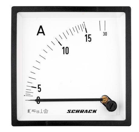 Foto: Amperemeter, 96x96mm, 15A AC Direktmessung