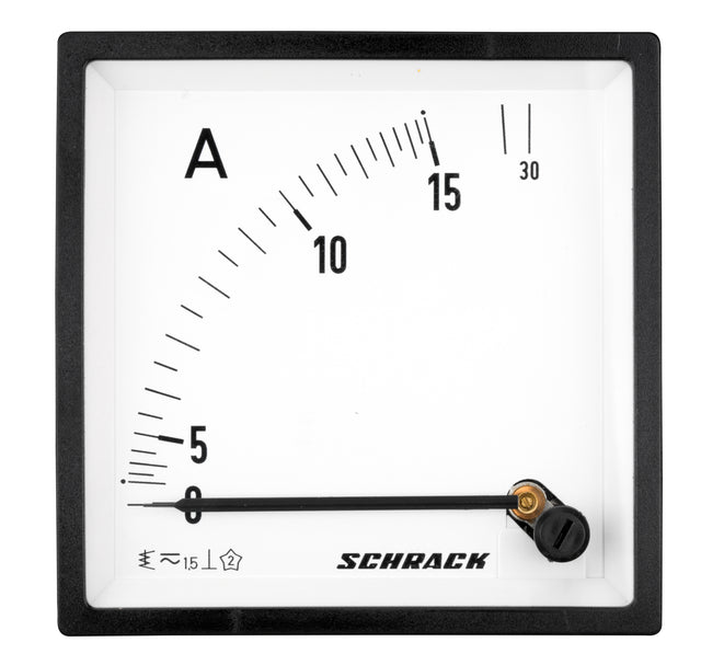 Foto: Amperemeter, 96x96mm, 15A AC Direktmessung