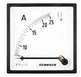 Amperemeter, 96x96mm, 25A AC Direktmessung