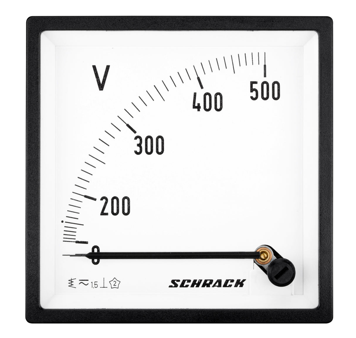 Voltmeter, 96x96mm, 500V AC