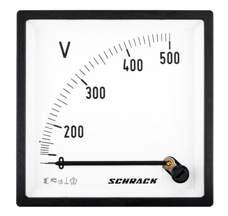 Foto: Voltmeter, 96x96mm, 500V AC