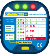 Foto: Steckdosen-Prüfer + 30mA FI-Tester