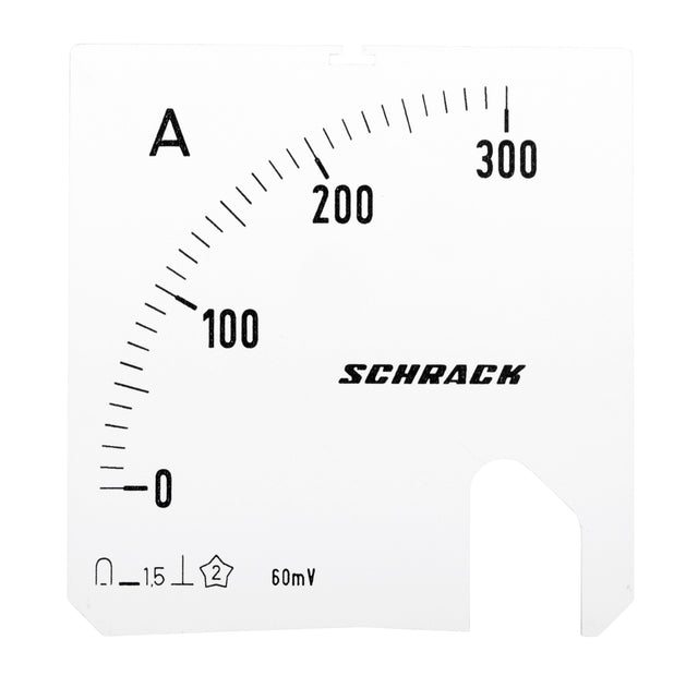 Foto: Wechselskala, 72x72mm, 300A DC