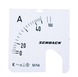 Foto: Wechselskala, 48x48mm, 50/100/5A AC