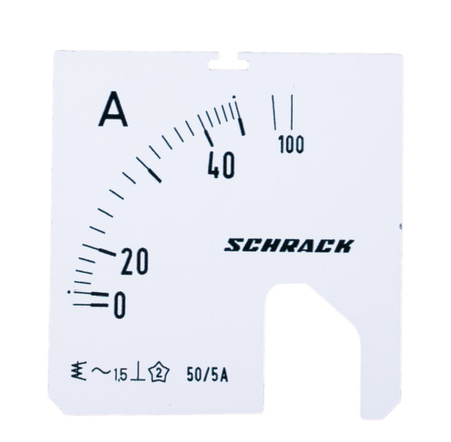 Foto: Wechselskala, 48x48mm, 50/100/5A AC